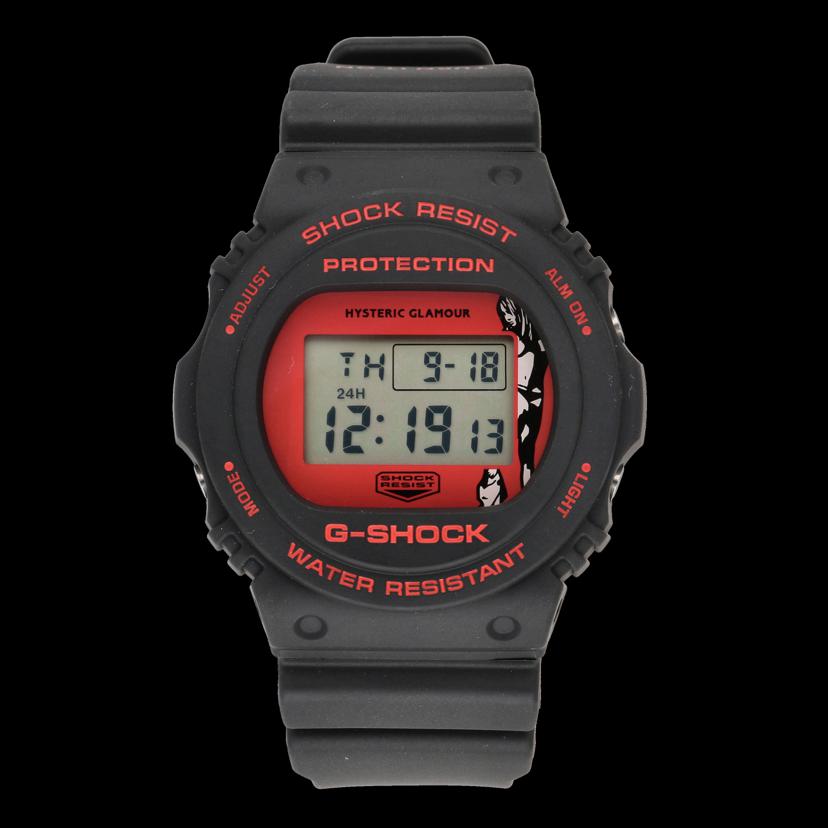 CASIO カシオ/G-SHOCK×HYSTERIC GLAMOURデジタルウォッチ/クォーツ/DW-5750E//C10***/SAランク/18