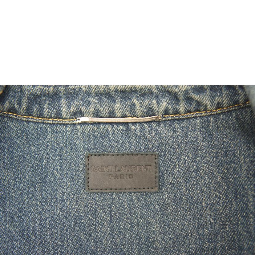 SAINT LAURENT PARIS サンローランパリ/ ウォッシュ加工デニムジャケット/597064//Aランク/67