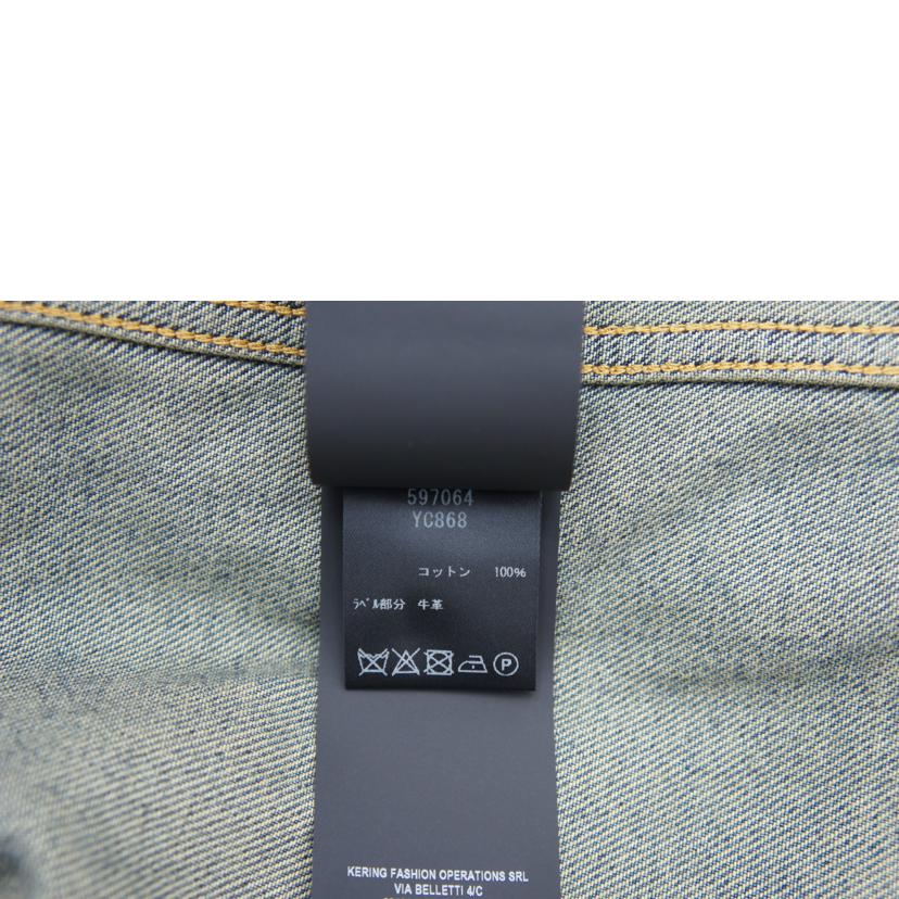 SAINT LAURENT PARIS サンローランパリ/ ウォッシュ加工デニムジャケット/597064//Aランク/67