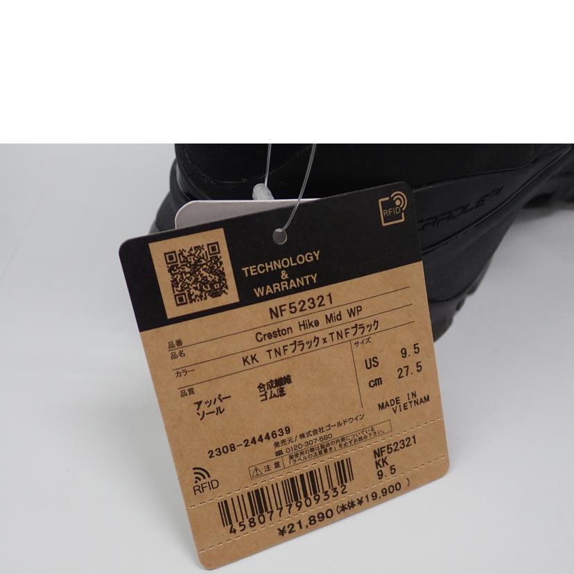 THE NORTH FACE ノースフェイス/Creston Hike Mid WP/NF52321//27.5cm/Aランク/62