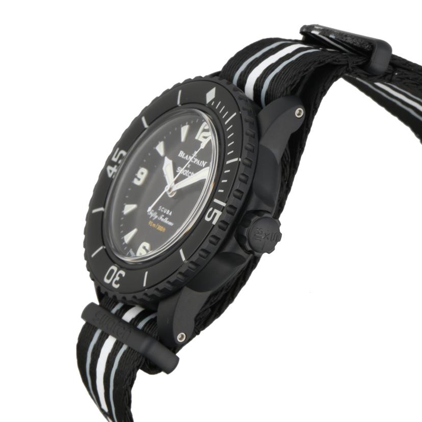 BLANCPAIN×swatch ブランパン×スウォッチ/スクーバフィフティファゾムス/オーシャンオブストーム/AT/SO35B400//SAランク/06