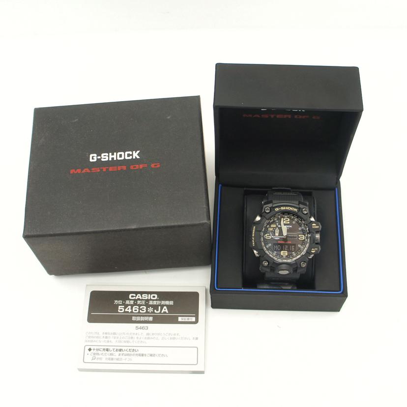 CASIO カシオ/G-SHOCK/マッドマスター/電波ソーラー/GWG-1000-1AJF//221*****/SAランク/20
