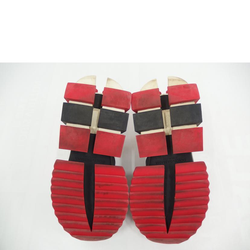 DOLCE&GABBANA ドルチェ&ガッパーナー/BIANCO ROSSOレザースニーカー/CS1649//BCランク/82