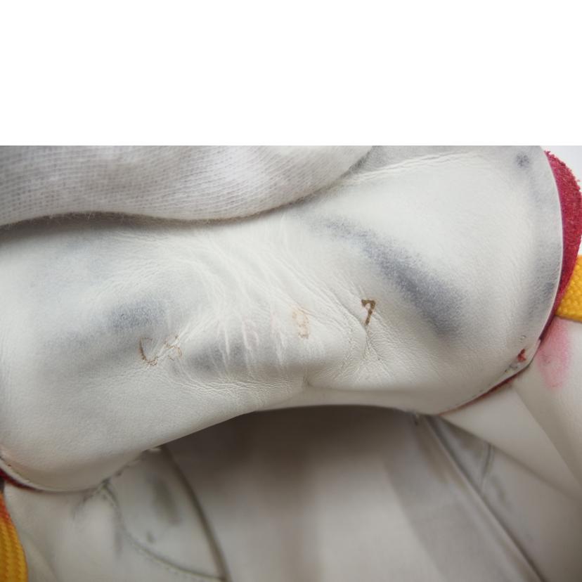 DOLCE&GABBANA ドルチェ&ガッパーナー/BIANCO ROSSOレザースニーカー/CS1649//BCランク/82