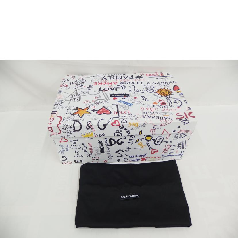 DOLCE&GABBANA ドルチェ&ガッパーナー/BIANCO ROSSOレザースニーカー/CS1649//BCランク/82