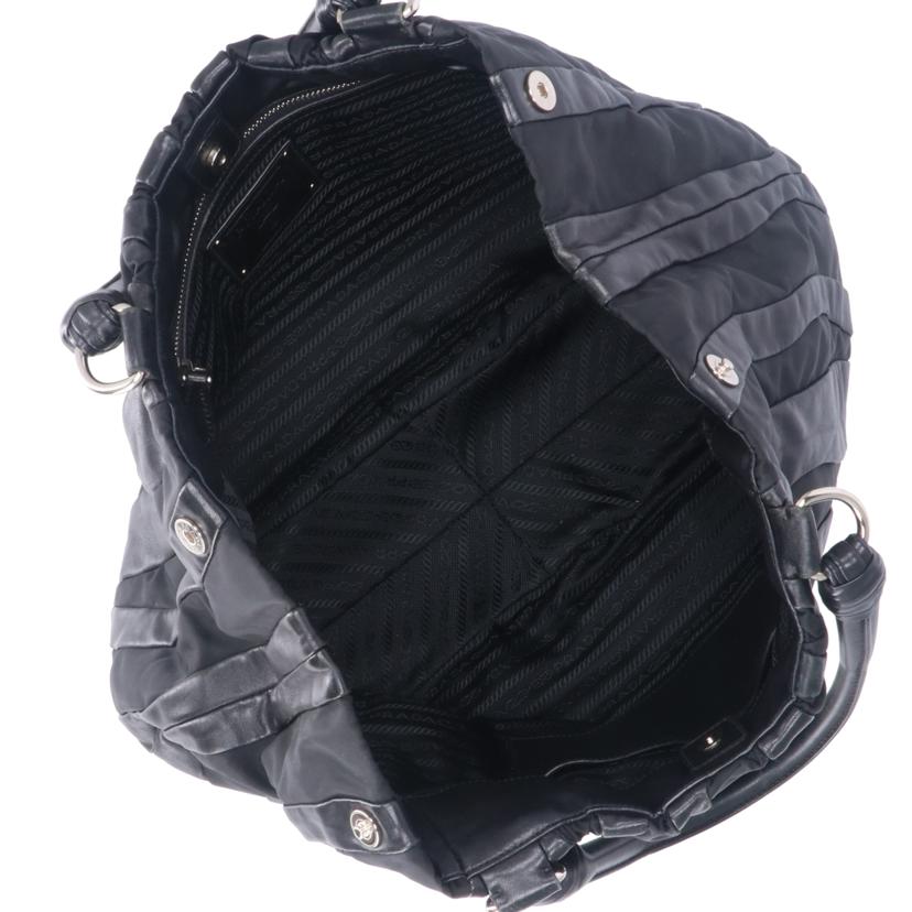 PRADA プラダ/レザー×ナイロンハンドバッグ/BR3994//Aランク/91