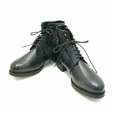 Santoni Santoni/カモフラ柄ショートブーツ/ブラック//SAランク/20