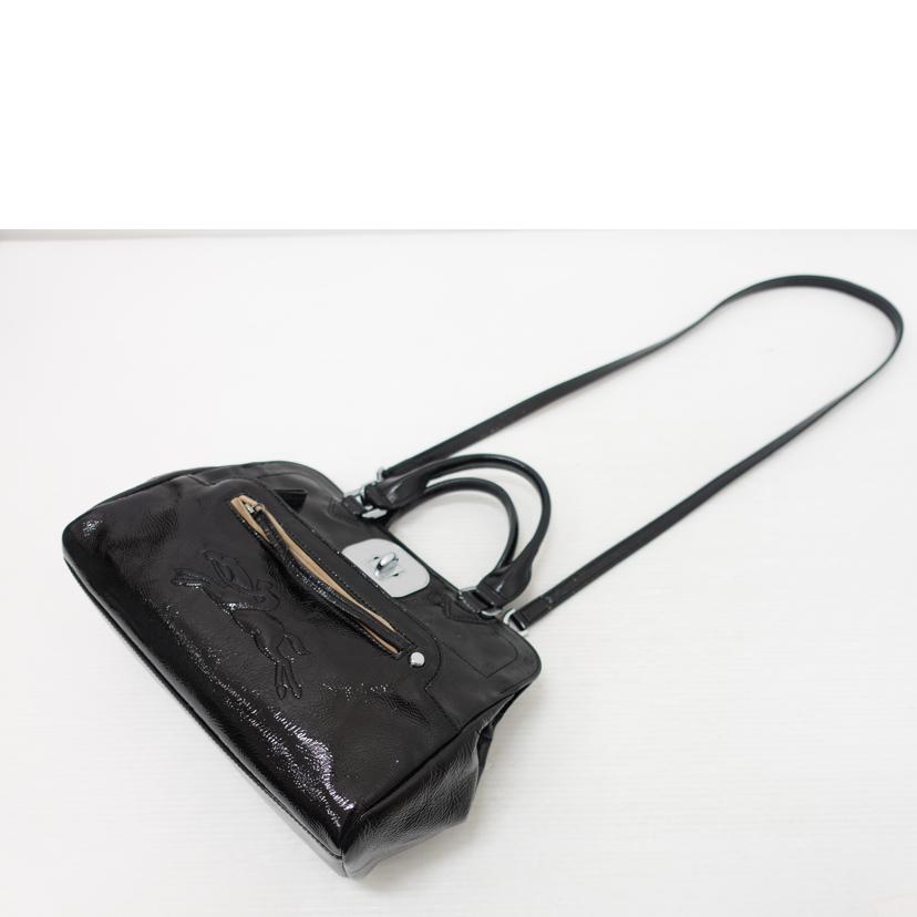 LONGCHAMP ロンシャン/エナメルバッグ//ABランク/88