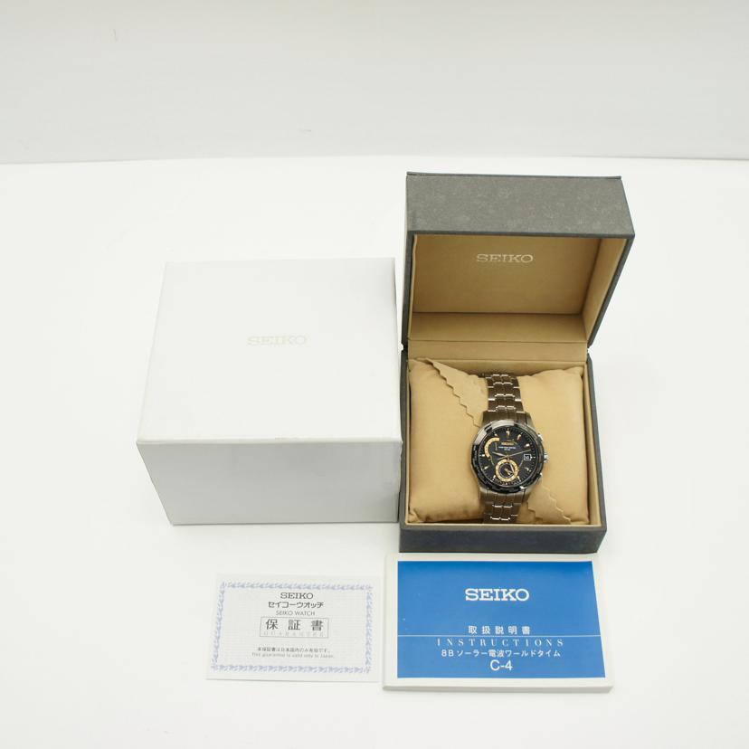 SEIKO セイコー/ブライツ・チタニウム/メンズ/電波ソーラー/SAGA001//860***/Aランク/89