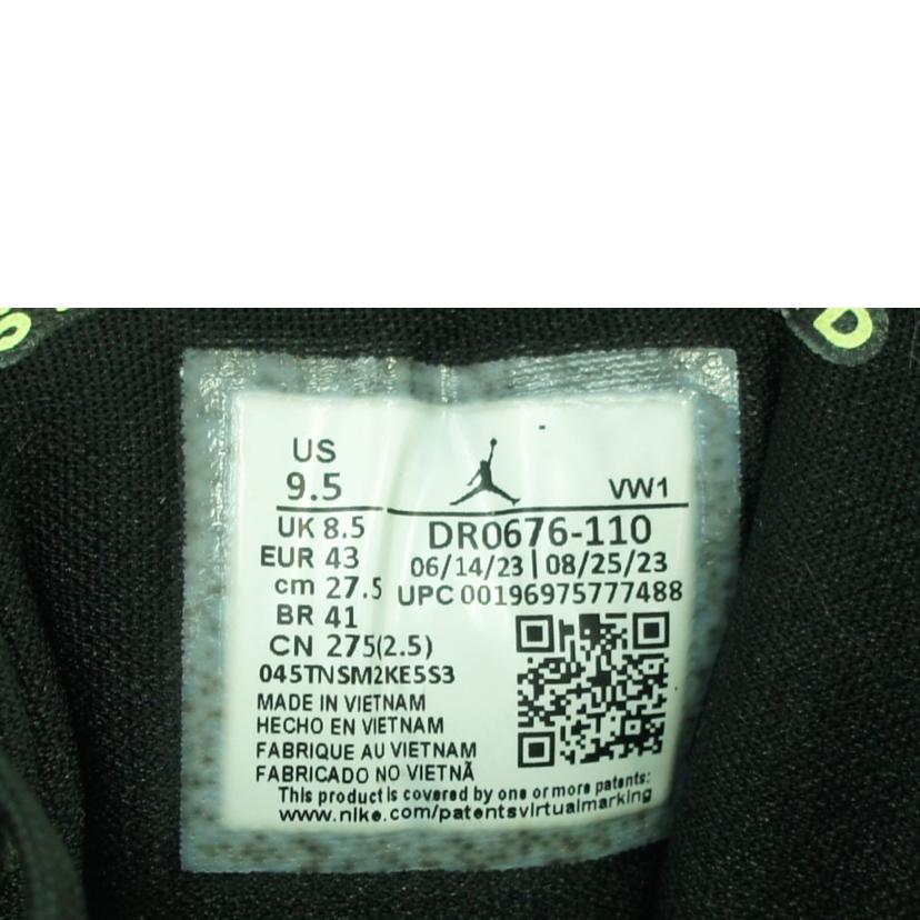 NIKE ナイキ/ジョーダン3ザイオン3ホワイト/ブラック/ベアリーボルト/DR0676-110//サイズ:27.5cm/Bランク/75