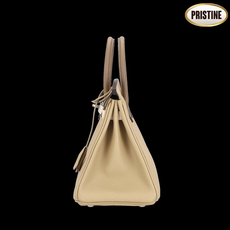 HERMES エルメス/バーキン25トリコロール/エプソン/トレンチ.クレ.エトゥープ/SV金具//K/SAランク/92