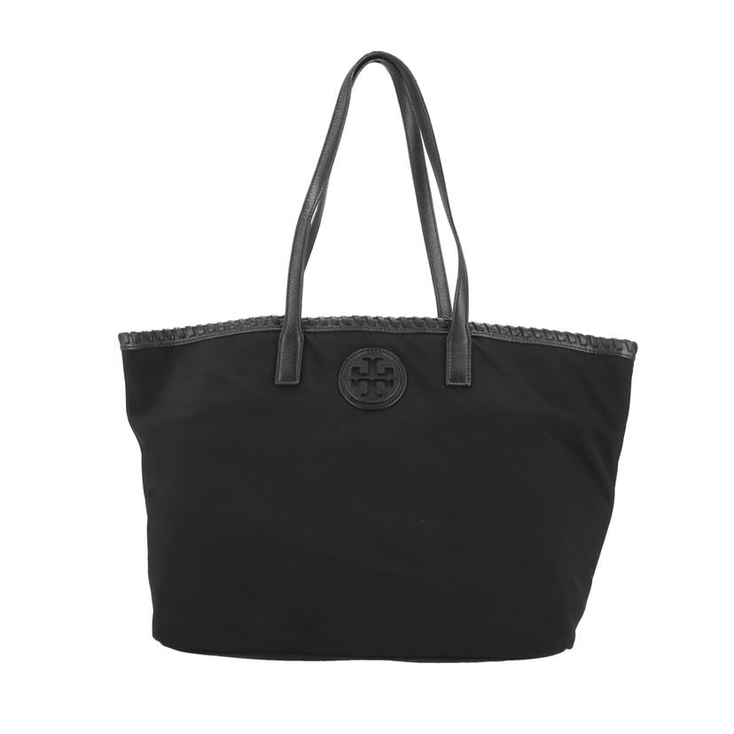 TORY BURCH トリーバーチ/ナイロン×レザートートバッグ/ブラック//ABランク/18