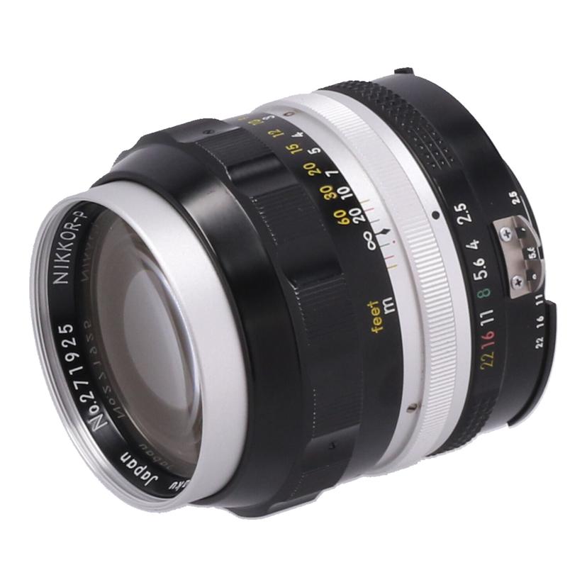 Nikon ニコン/交換レンズ/105mm AI改造/Nikkor-P Auto 105mm f2.5//271925/Bランク/62