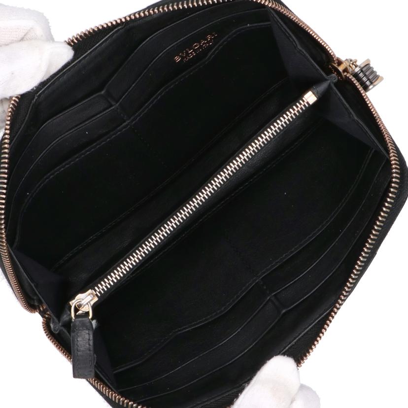 BVLGARI ブルガリ/ビーゼロワン/ラウンドファスナー長財布/ブラック/33770//FG・***/Bランク/18