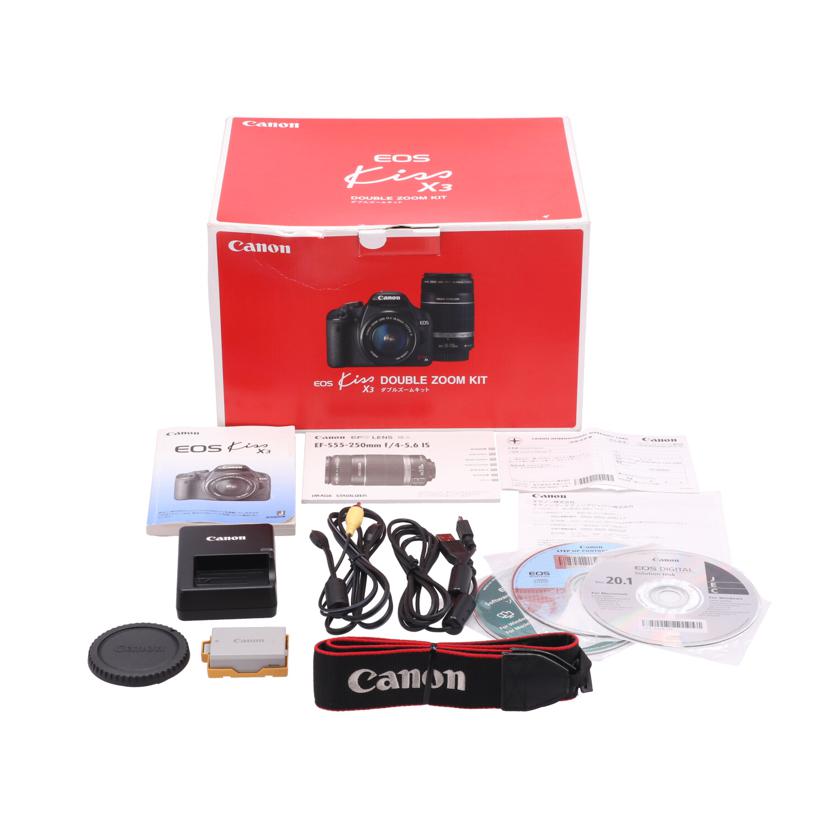 Canon キヤノン/デジタル一眼 ダブルズームキット/EOS Kiss X3 ダブルズームキット//1060407332/Bランク/21