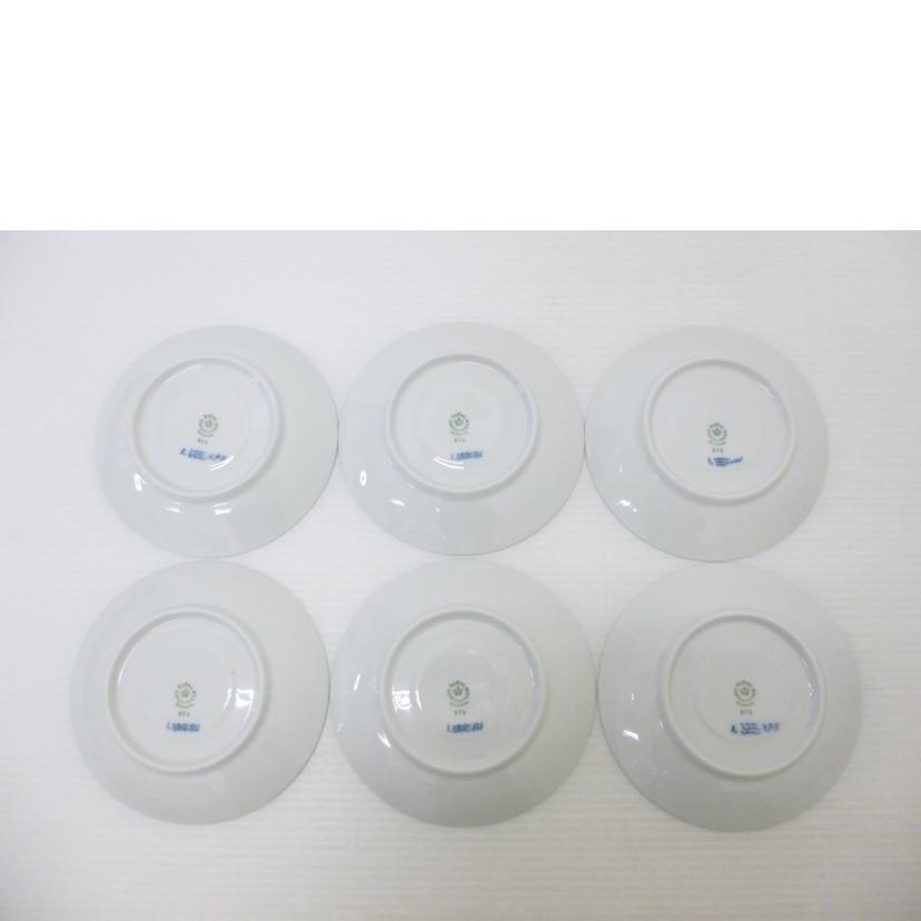 ROYAL COPENHAGEN ロイヤルコペンハーゲン/カップ&ソーサー6客セット/ブルーフルーテッド//Aランク/88