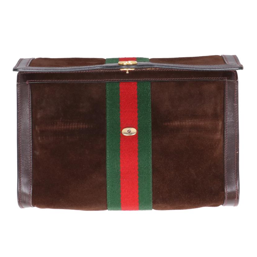 GUCCI グッチ/オ-ルドグッチ/ノベルティ/スエ-ドクラッチバッグ/シェリ-ライン//ABランク/18