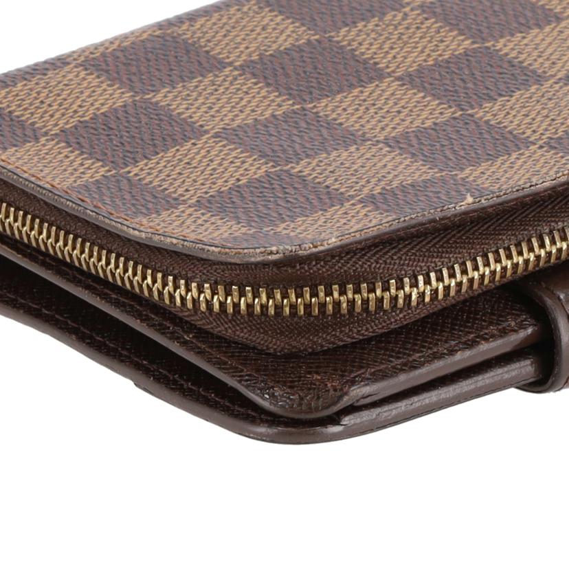 LOUIS VUITTON ルイ・ヴィトン/コンパクトジップ/ダミエ/エベヌ/N61668//CA1***/Bランク/18