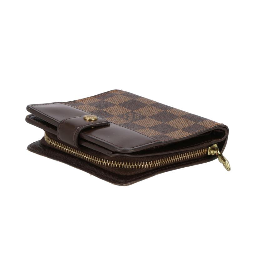 LOUIS VUITTON ルイ・ヴィトン/コンパクトジップ/ダミエ/エベヌ/N61668//CA1***/Bランク/18