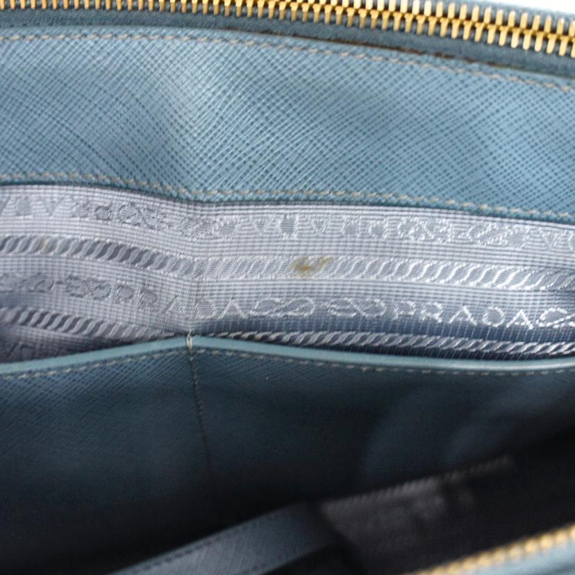 PRADA プラダ/サフィアーノ2wayバッグ/ レザー ブルー/BN2274//ABランク/05