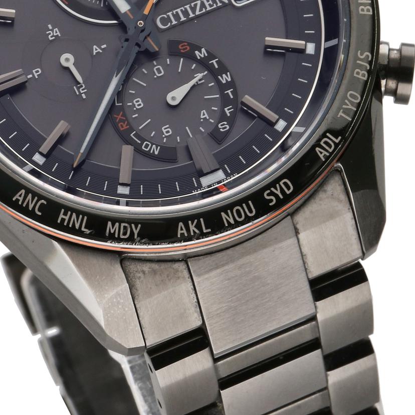 CITIZEN シチズン/アテッサ・ブラックチタン/メンズ/電波ソーラー/AT8185-62E//9N1******/Aランク/84
