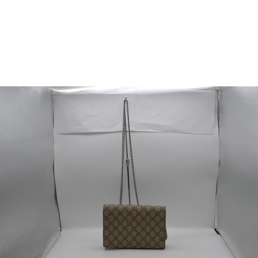 GUCCI グッチ/GGススプリームディオニュソスチェーンレザーウォレット/401231//496***/Aランク/89