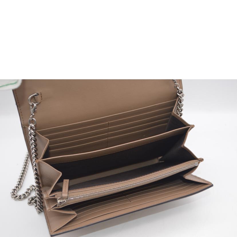 GUCCI グッチ/GGススプリームディオニュソスチェーンレザーウォレット/401231//496***/Aランク/89