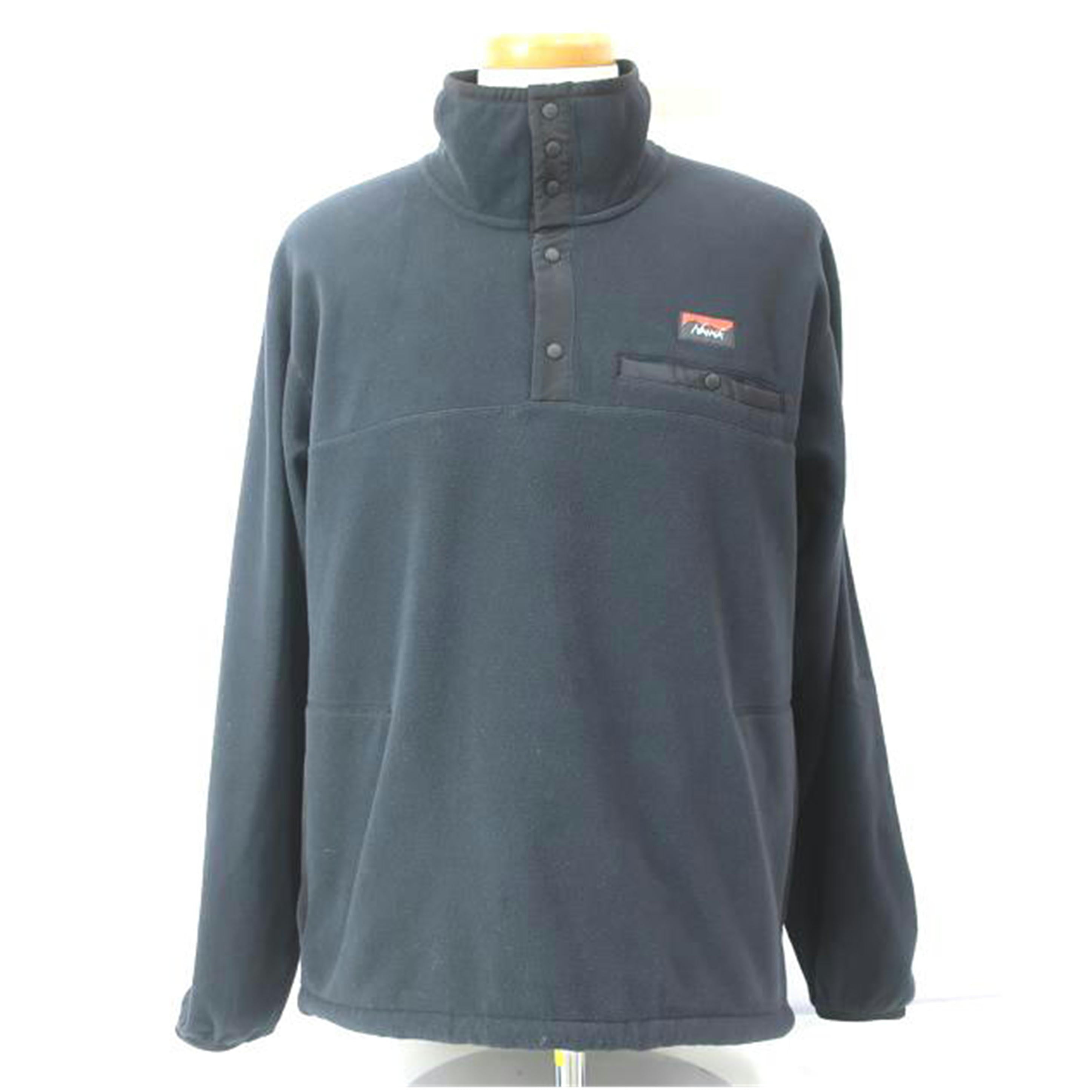 NANGA ナンガ/ハーフジップフリース Sサイズ ブラック/N2530-1P111A//Aランク/65