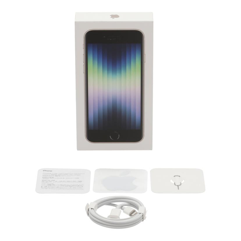 Apple SIMロックなし アップル /iPhone SE 第3世代 128GB/MMYG3J/A//GJ4VTG7NT2/Bランク/71