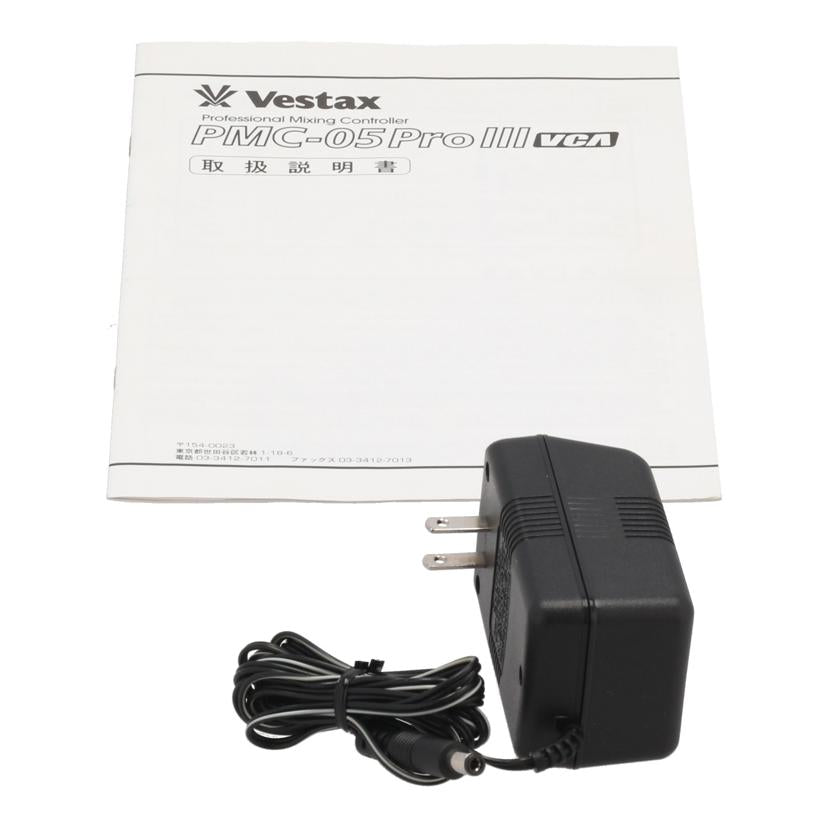 VESTAX ベスタックス /DJミキサー/PMC-05PROIII VCA//G55051398/Bランク/70