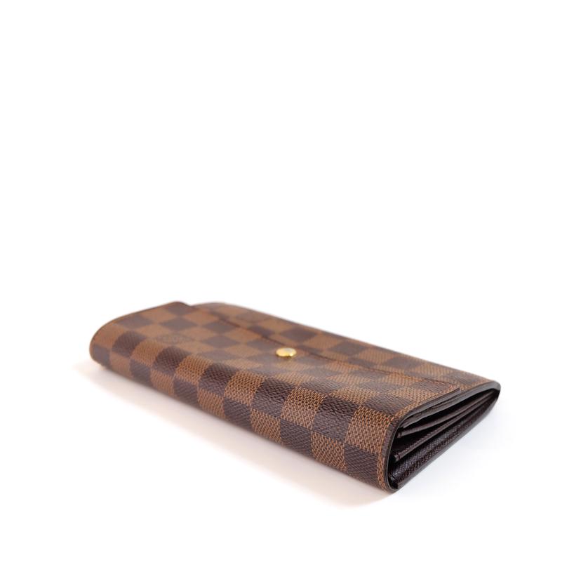 LV ルイヴィトン/ポルトフォイユ・サラ/ダミエ/エベヌ/N61734//CA2***/Bランク/71