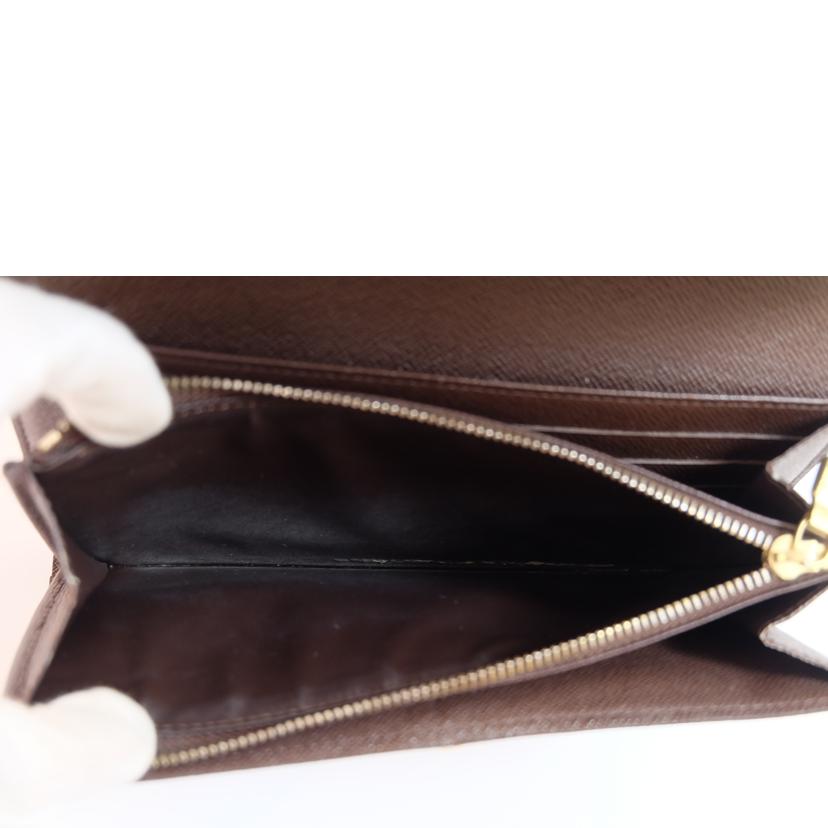 LV ルイヴィトン/ポルトフォイユ・サラ/ダミエ/エベヌ/N61734//CA2***/Bランク/71