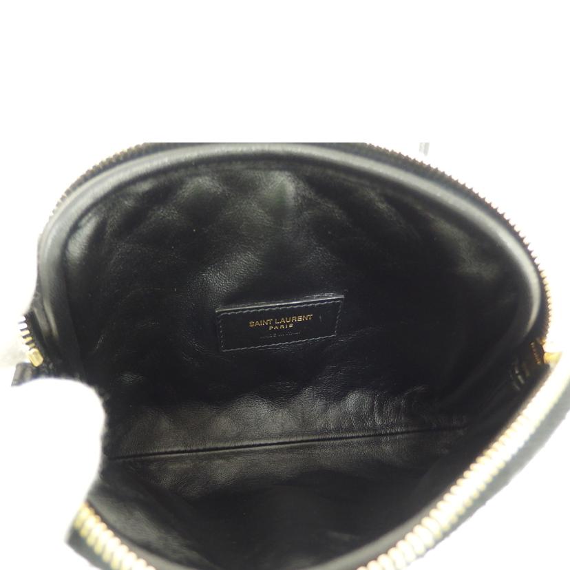 SAINT LAURENT サンローラン/ギャビーステッチチェーンショルダー /黒//ABランク/82