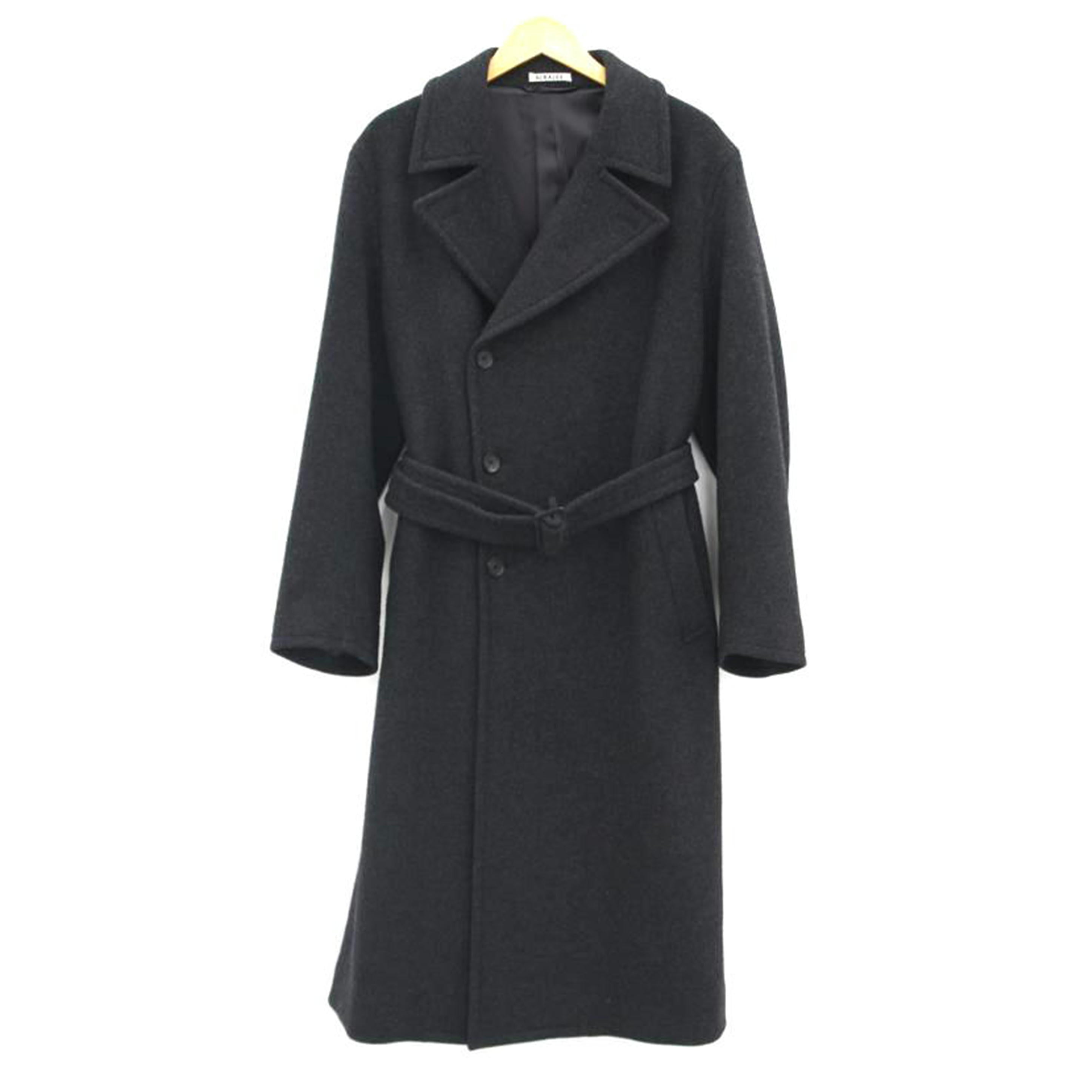 AURALEE/ AURALEE LIGHT MELTON DOUBLE BREASTED COAT/A20AC01LM//ABランク/67
