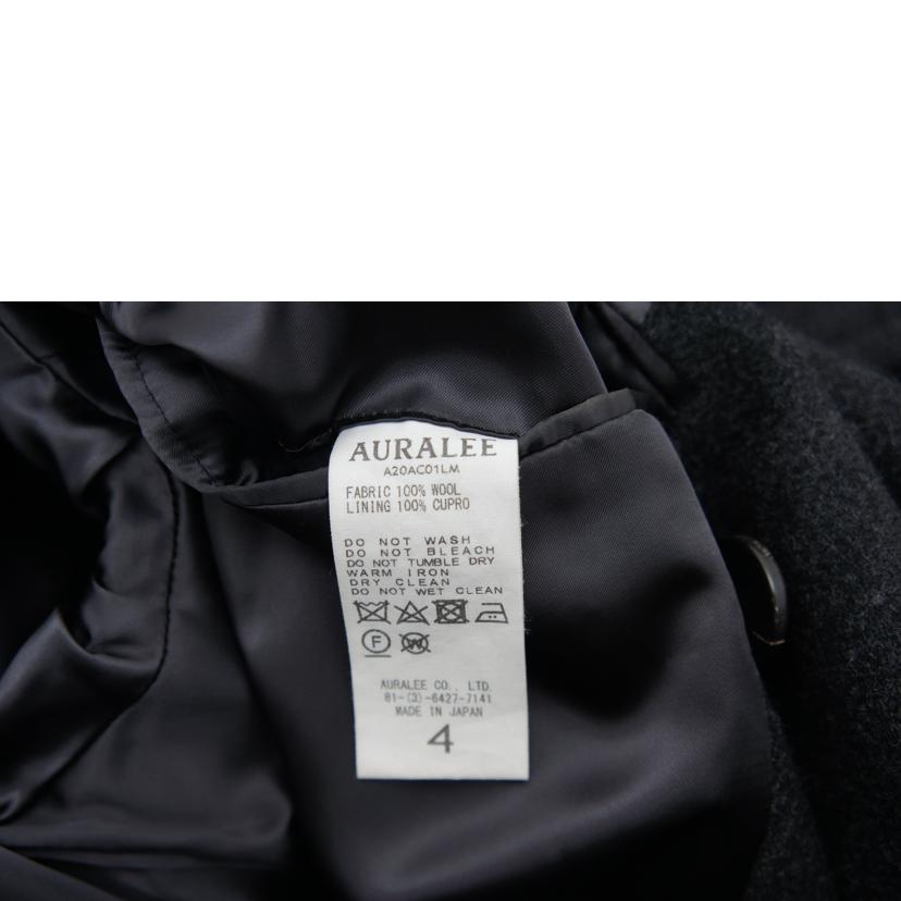 AURALEE/ AURALEE LIGHT MELTON DOUBLE BREASTED COAT/A20AC01LM//ABランク/67
