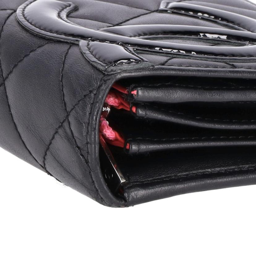 CHANEL シャネル/カンボンライン/ラムスキンフラップウォレット//195*****/ABランク/91