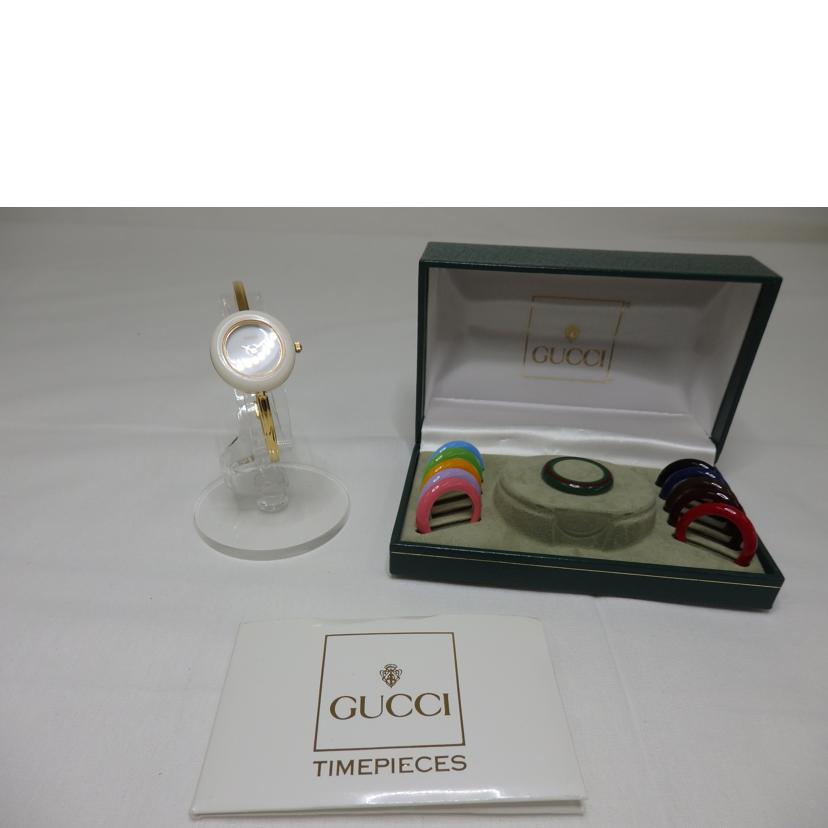 GUCCI グッチ/チェンジベゼルウォッチ/レディース/クオーツ/11/12//082****/ABランク/84