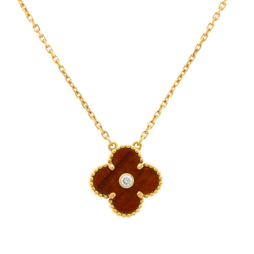Van Cleef & Arpels ヴァンクリーフアンドアーペル/750ヴィンテージアルハンブラブルズアイネックレス/2017ホリデー限定/VCARP0MV00//Aランク/24