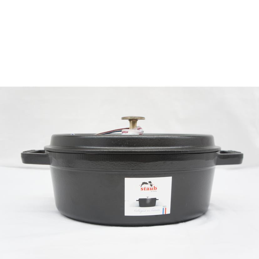 Staub ストウブ/ピコ ココット オーバル 27cm ブラック/両手鍋/1102725//Sランク/05