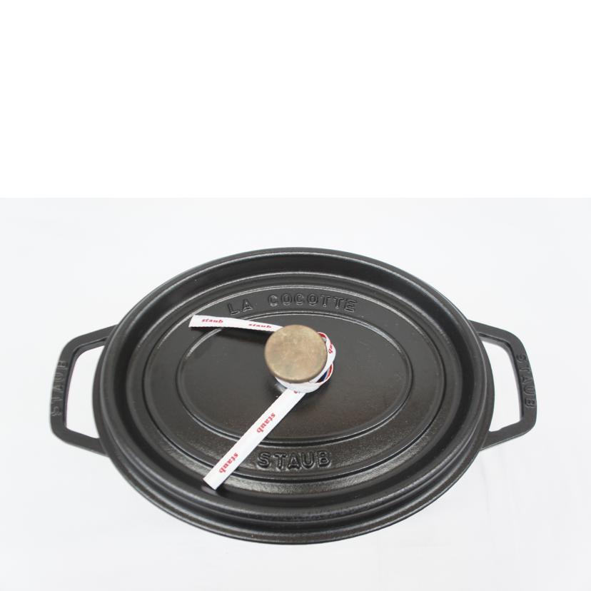 Staub ストウブ/ピコ ココット オーバル 27cm ブラック/両手鍋/1102725//Sランク/05