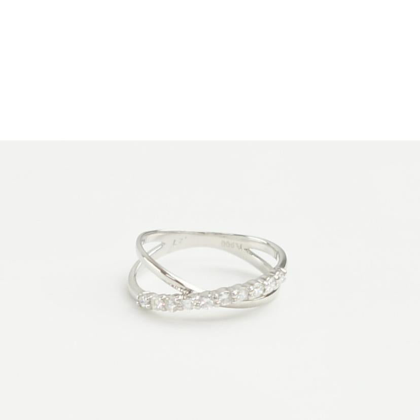 Pt900ダイヤリング0.27#11//ABランク/64