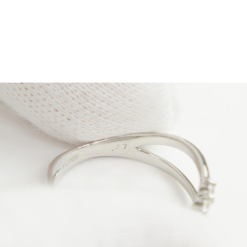 Pt900ダイヤリング0.27#11//ABランク/64