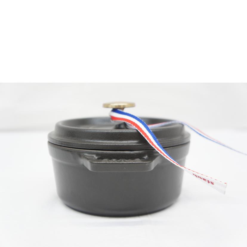 Staub ストウブ/ピコ ココット ラウンド 12cm ブラック/両手鍋/1101225//Sランク/05