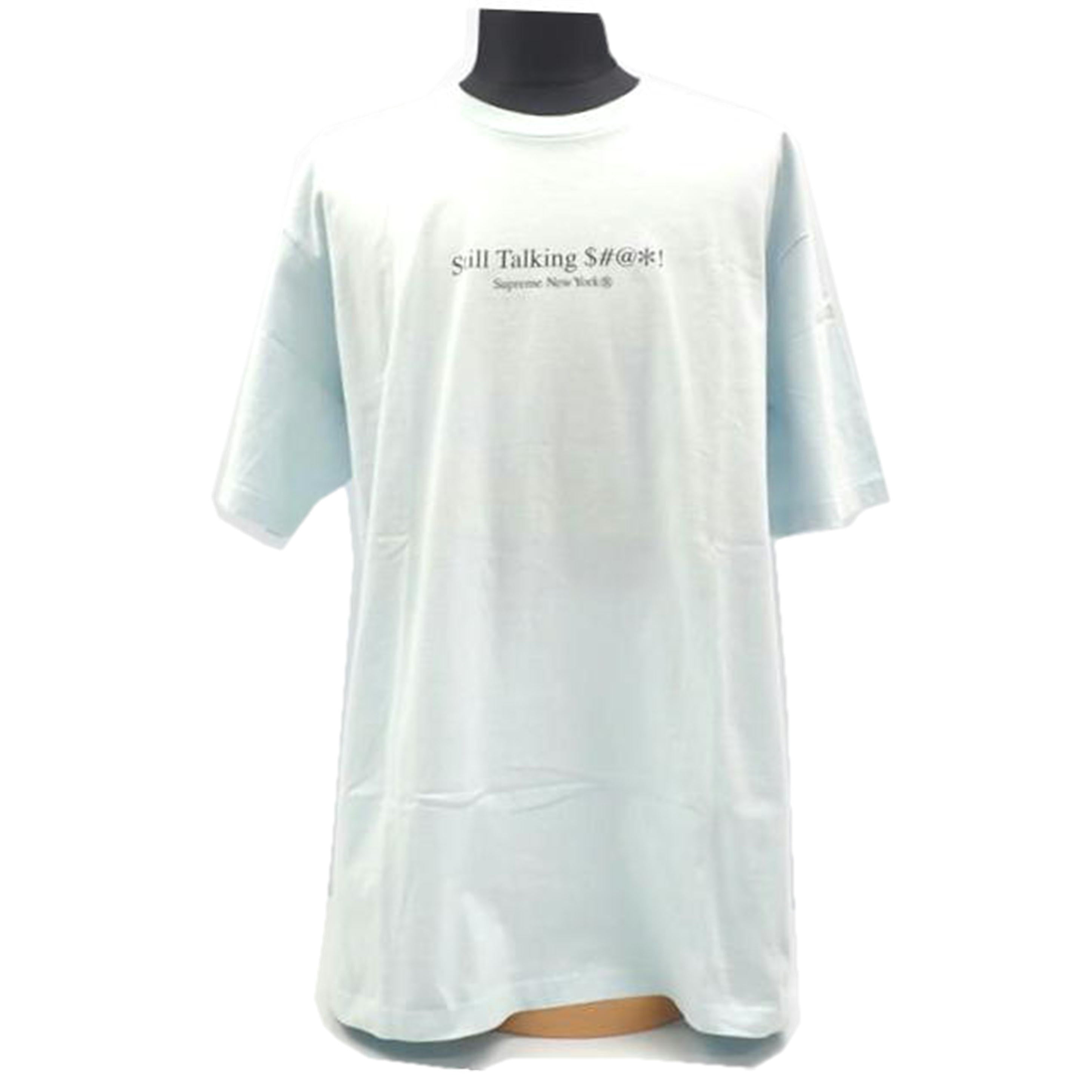 Supreme シュプリーム/★SupremeStillTalkingTeePaleBlue//XL/Cランク/62