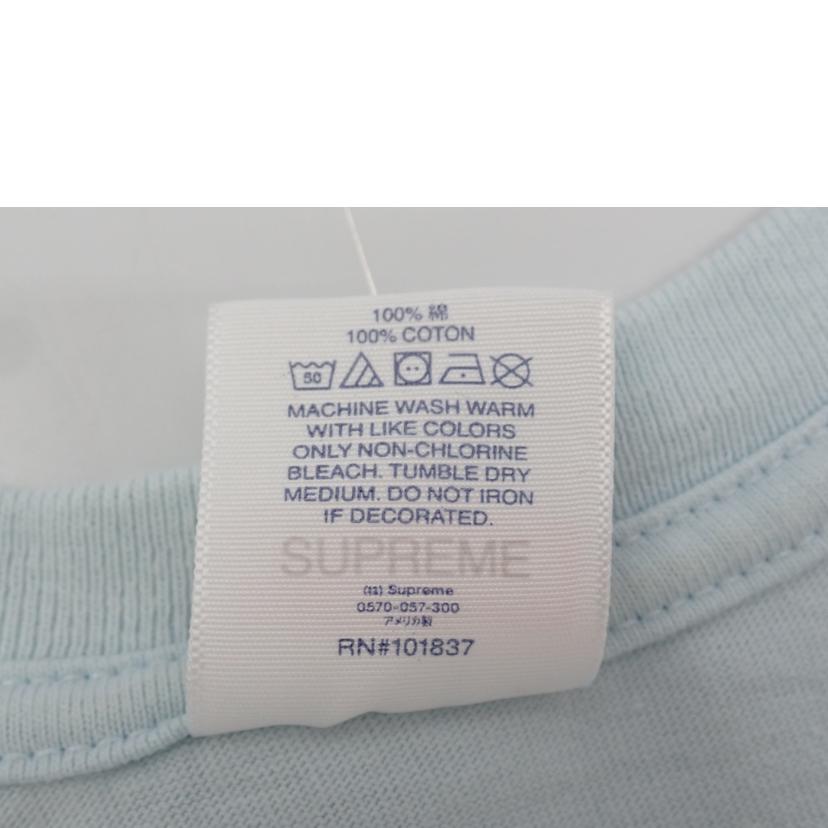 Supreme シュプリーム/★SupremeStillTalkingTeePaleBlue//XL/Cランク/62