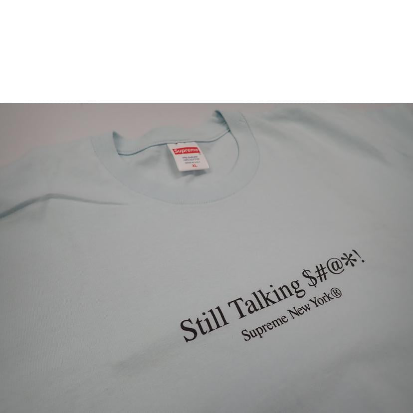 Supreme シュプリーム/★SupremeStillTalkingTeePaleBlue//XL/Cランク/62