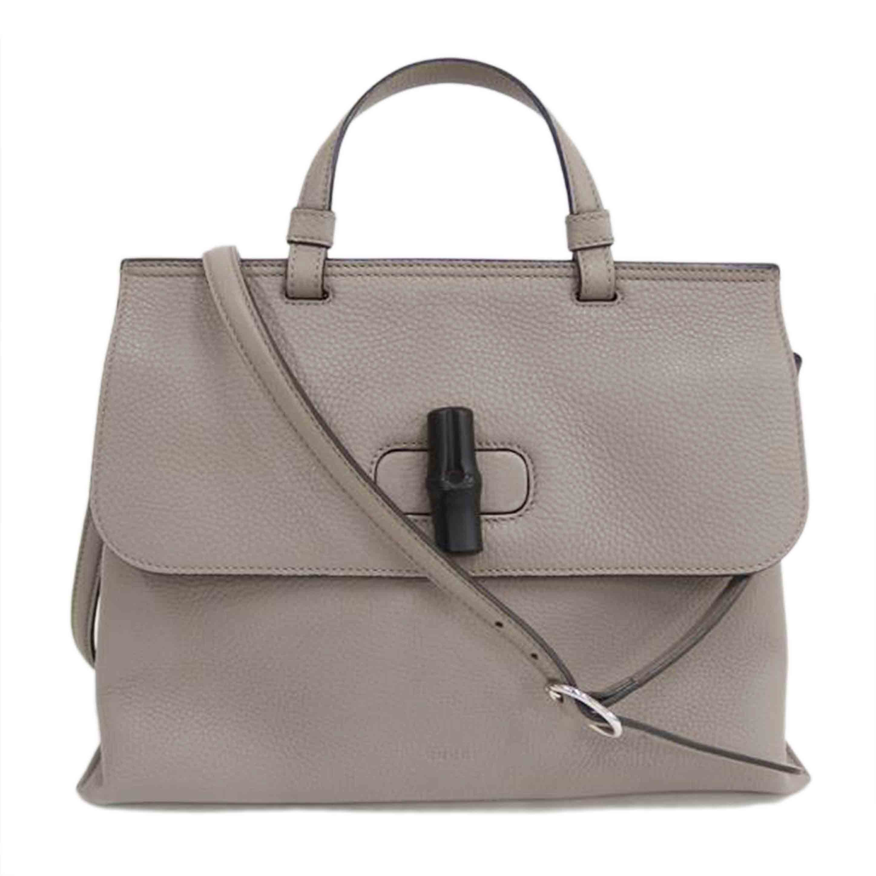 GUCCI グッチ/バンブーデイリー2WAYハンドバッグ/ グレー/392013//213***/Aランク/82