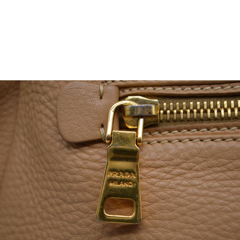 PRADA プラダ/ヴィッテロダイノレザーワンショルダー/カメオ/BR4477//165/Bランク/89