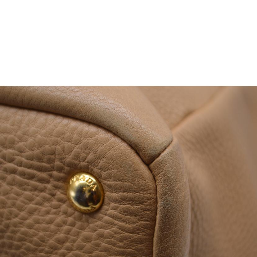 PRADA プラダ/ヴィッテロダイノレザーワンショルダー/カメオ/BR4477//165/Bランク/89
