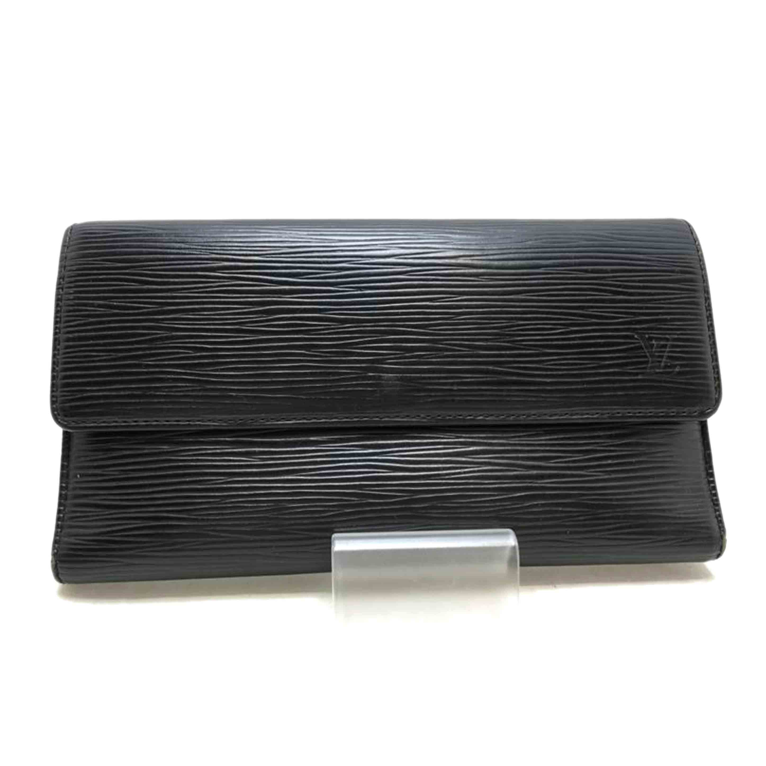 LV ルイヴィトン/ポルトトレゾール インターナショナル エピ ノワール/M63382//CA0***/Bランク/51